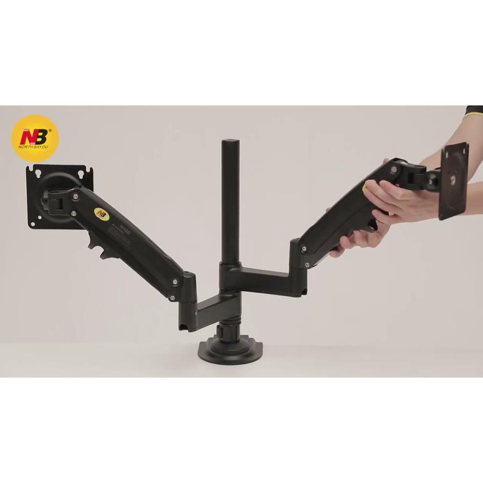 Giá treo 2 màn hình North Bayou NB-H180 Từ 22 - 32 inch tải trọng tối đa 12kg