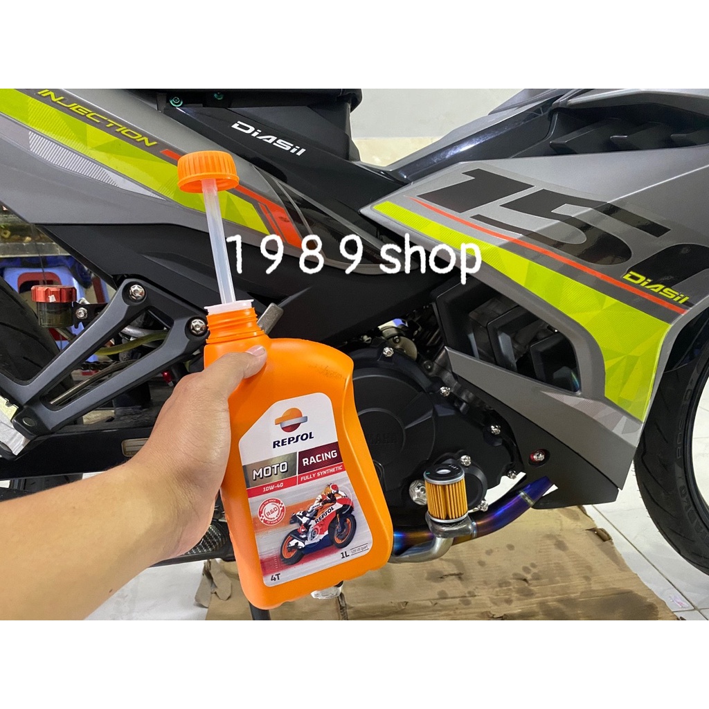 Nhớt xe máy Repsol Racing 4T 10W40,Nhớt xe máy cao cấp chính hãng cho exciter/winnerx/sonic/future/satria/raider/ex135