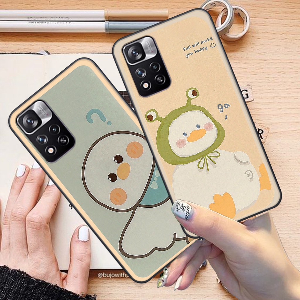 Ốp Xiaomi Redmi Note 11 pro 5g bản CHINA / Redmi Note 11 pro plus bộ hình cute dễ thương gấu thỏ xinh xắn vẽ tay lạ mắt
