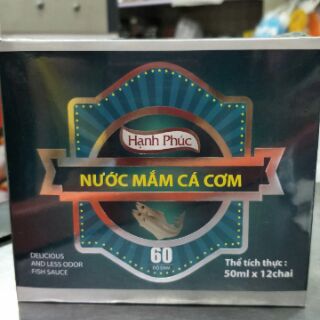 Nước mắm Hạnh Phúc 50ml vỉ 10 chai