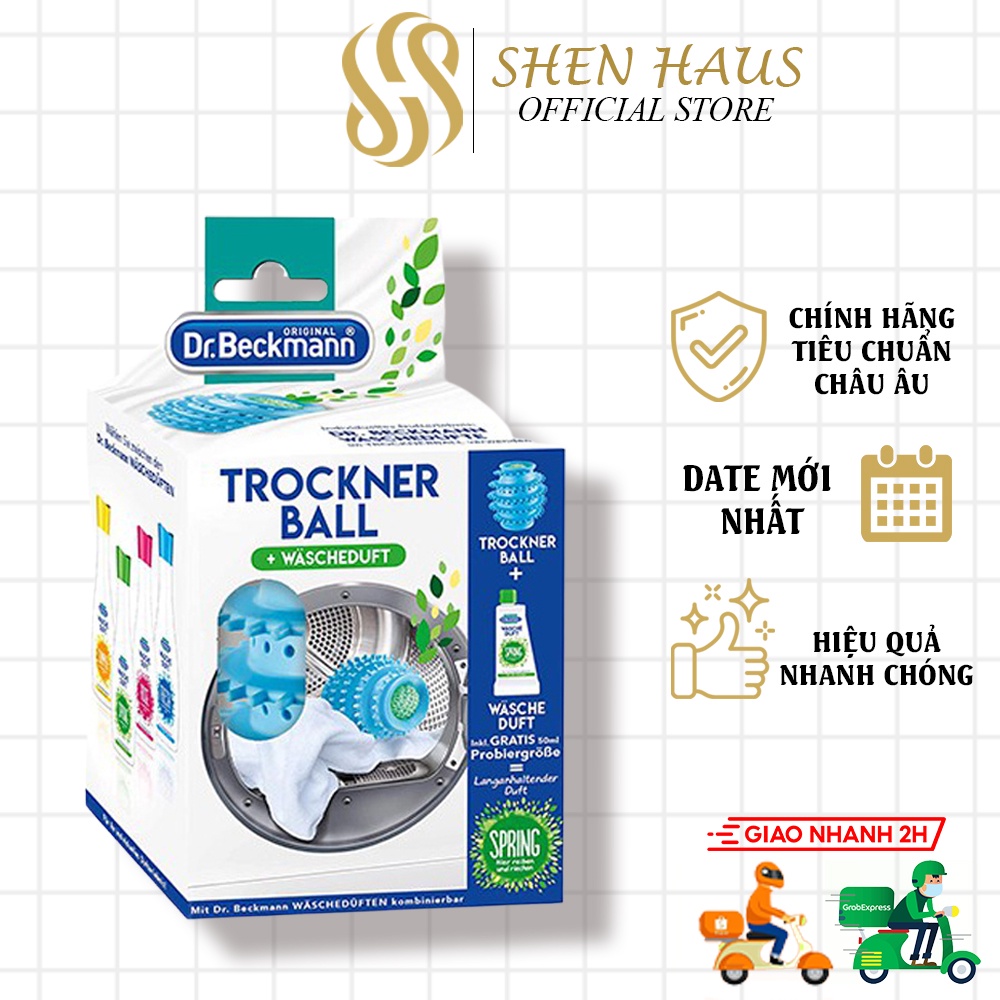 Bóng Giặt Trockner Ball Dr Beckmann Chống Nhăn Quần Áo Hàng Chính Hãng