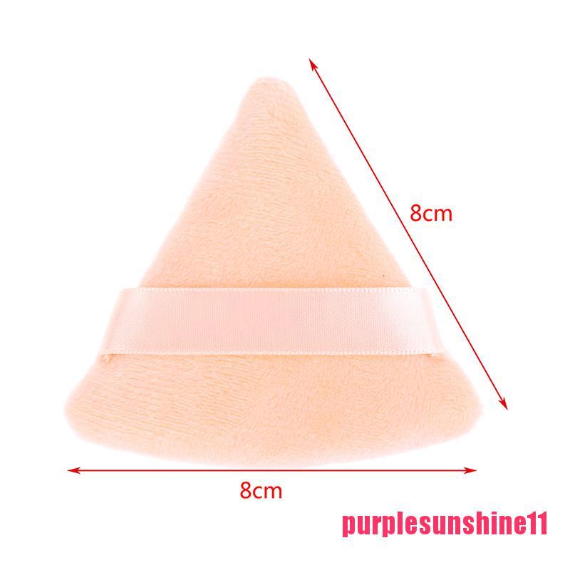 1/2pcs Cosmetic Puff Triangle Velvet Foundation Cream Mini MakeUp Sponge