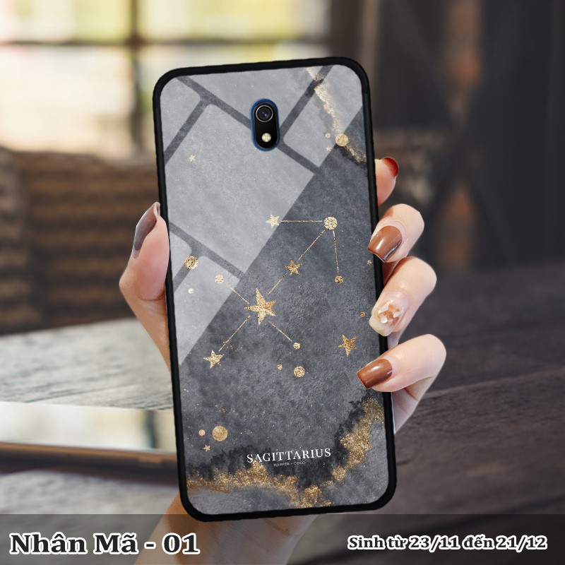 Ốp kính Xiaomi REDMI 8A in cung hoàng đạo