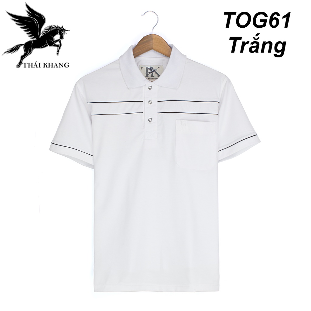 áo thun nam có cổ trung niên vải cotton do Thái Khang đặt riêng từ nước ngoài loại áo thun nam form rộng | BigBuy360 - bigbuy360.vn