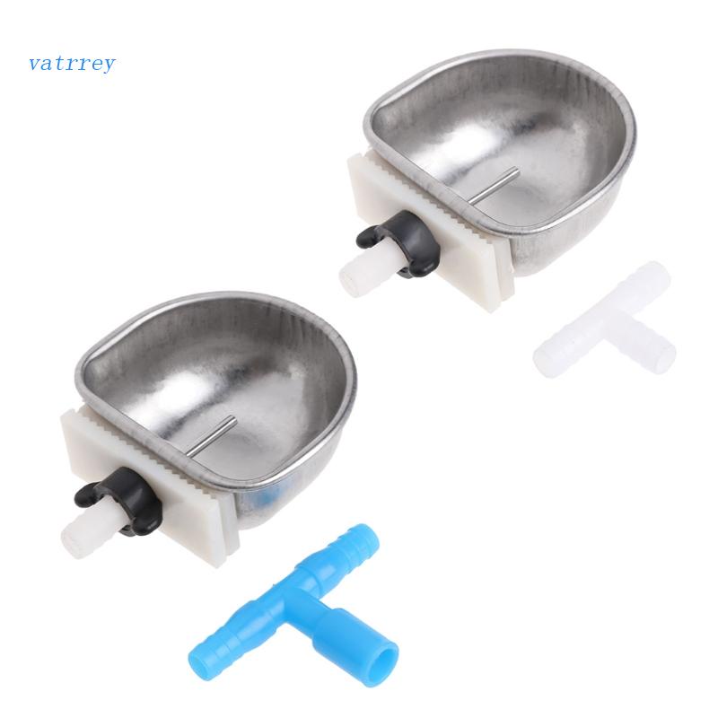 Bát Uống Nước Tự Động Bằng Thép Không Gỉ Cho Thỏ / Chuột Hamster