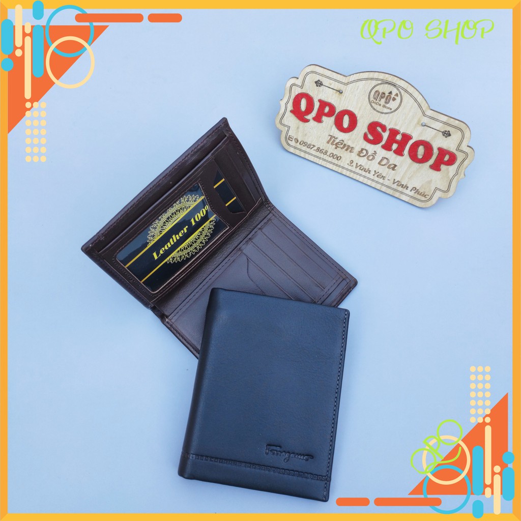 Ví Da Cao Cấp Rành Cho Nam Giới Full Da Bò Nappa Loại 1- Bảo Hành 12 Tháng