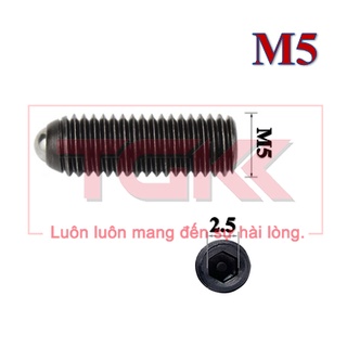 Vít trí đầu bi thép đen M5