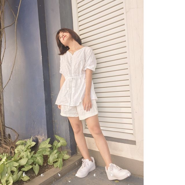 Set áo sơ mi và quần đũi