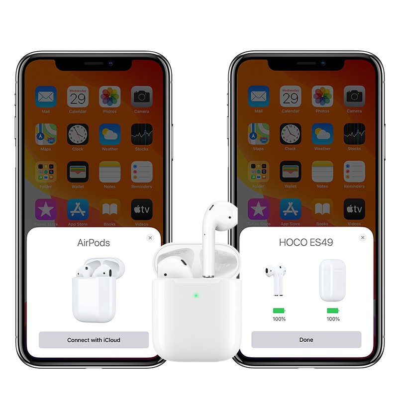 Tai nghe Bluetooth Hoco ES49 âm thanh siêu hay, định vị, đổi tên (hàng chính hãng, BH 1 năm)