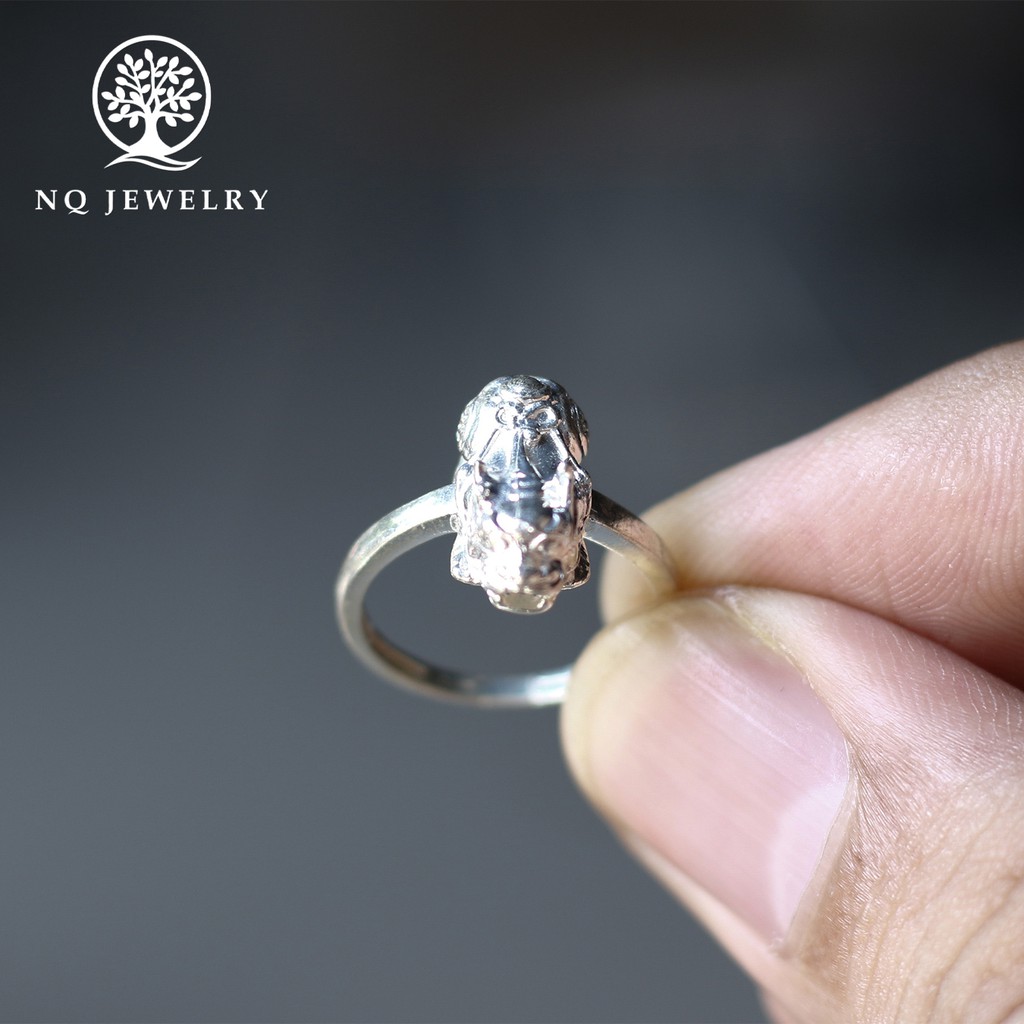 Nhẫn bạc nữ tỳ hưu bạc ni16 - NQ Jewelry