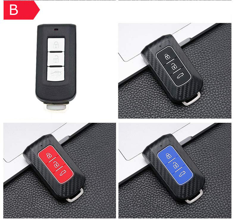 Vỏ Bảo Vệ Chìa Khóa Xe Hơi MITSUBISHI Xpander Lancer Pajero Mirage g4 gls 2019 3 Nút Bấm Chuyên Dụng Cho MITSUBISHI OUTLANDER 3 Lancer 10 L200 ASX Colt Pajero Sport ECLIPSE CROSS