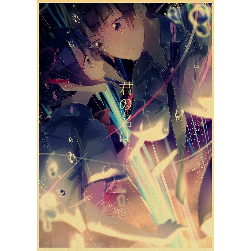 Poster Phim Anime Your Name Treo Tường Trang Trí
