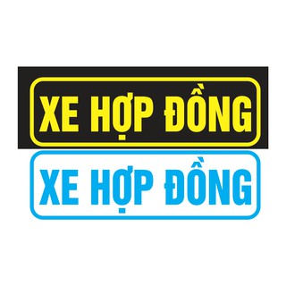 XE HỢP ĐỒNG (CHỮ DECAL PHẢN QUANG)