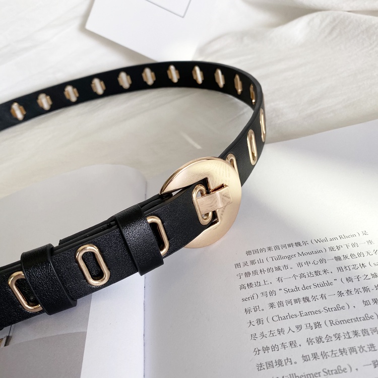 Thắt Lưng Da Phong Cách Hàn Quốc Cổ Điển Dành Cho Nữ