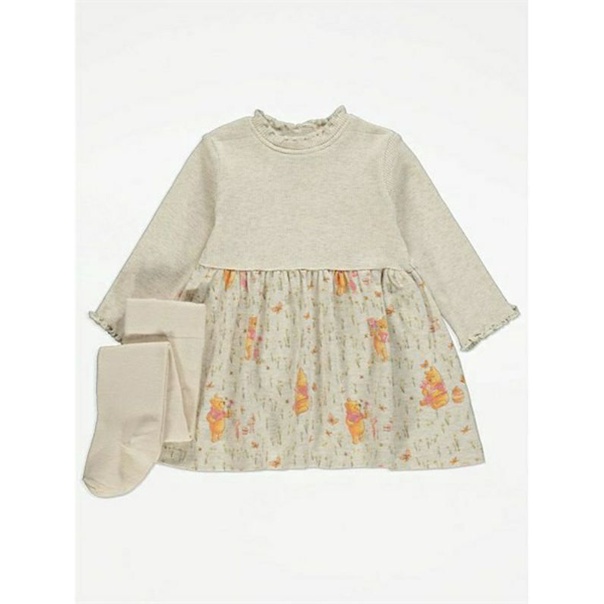 Set váy bé gái kèm quần tất George uk