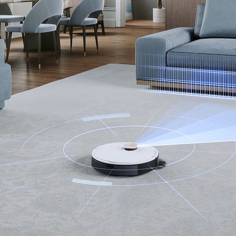 Robot Hút Bụi Lau Nhà Ecovacs Deebot Ozmo T8 - Công Nghệ TrueDetect 3D - Bản Quốc Tế - Hàng Chính Hãng
