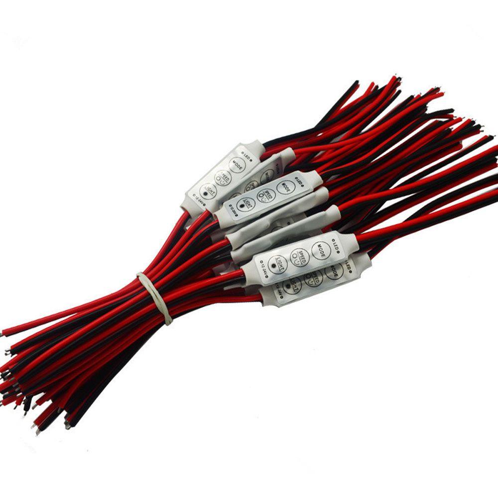 3 Bộ Điều Khiển Độ Sáng Dây Đèn Led TAYLOR1 RGB 5050 3 Nút 12V-24V