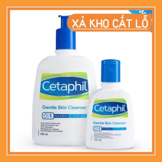 Sữa rửa mặt dịu nhẹ Cetaphil 500ml - 125ml - 59ml