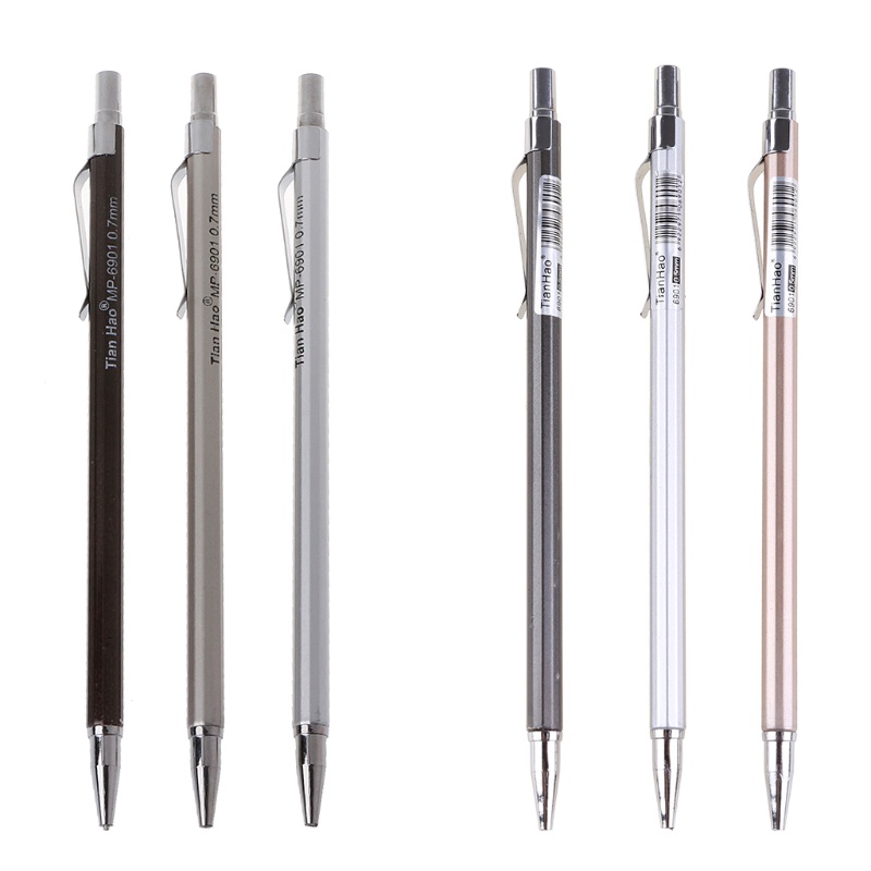 Set 3 Bút Chì Bấm Ngòi 0.7mm Cho Học Sinh