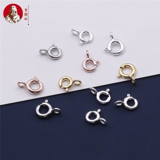 QQ Khóa Lò Xo Bằng Bạc 925 Dùng Làm Vòng Tay / Dây Chuyền DIY