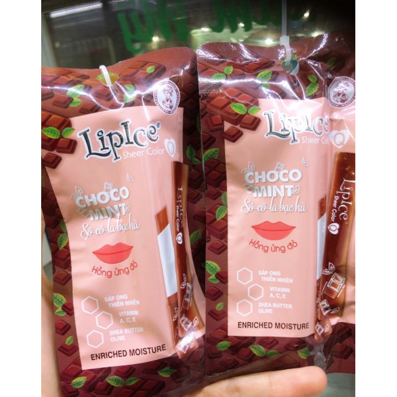 Son dưỡng Lipice Sheer Color màu hồng ửng đỏ