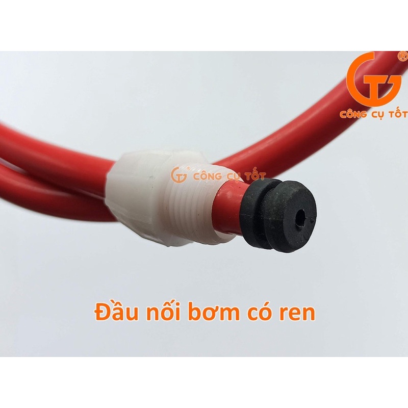 Đầu bơm nhựa xe đạp, xe máy 2 chế độ bơm