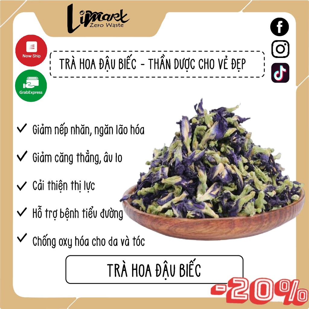 Hoa đậu biếc 30g Limart