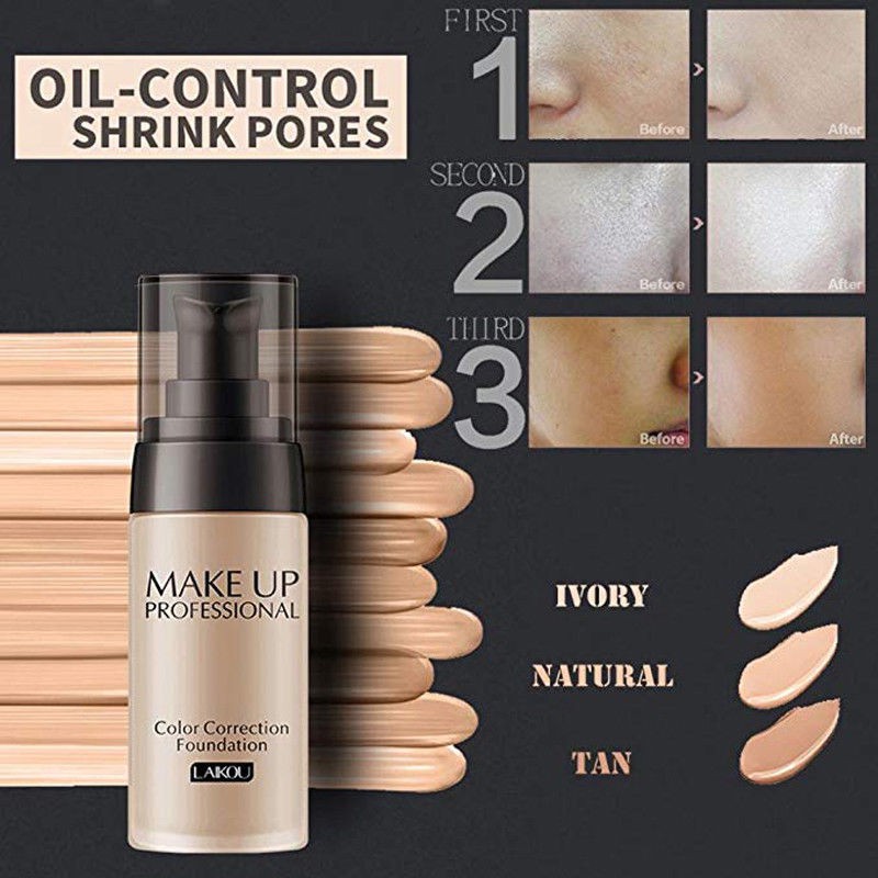 Kem nền che khuyết điểm kháng nước thay đổi màu sắc độc đáo | BigBuy360 - bigbuy360.vn