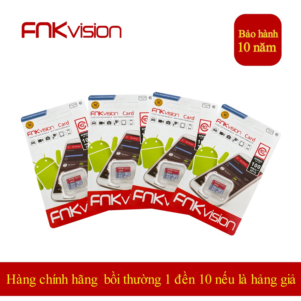 Fnkvision32GThẻ nhớ tốc độ cao Micro SD 64G / 128G, dùng cho camera giám sát, camera hành trình Yoosee camera