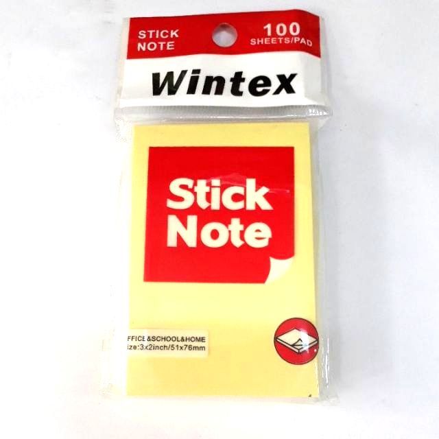 Giấy Nhớ (Note) 3X2 Wintec 100 Sheet