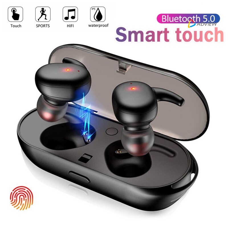 Tai nghe nhét tai TWS không dây Y30 5.0 âm thanh nổi chống tiếng ồn dành cho Xiaomi/IOS