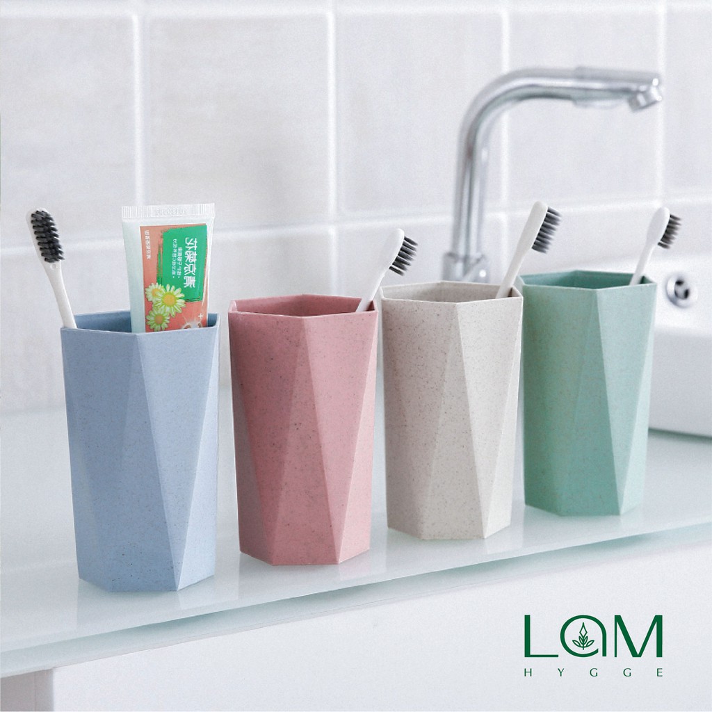 Cốc nhựa chịu nhiệt lúa mạch nhiều màu hình lục giác đẹp mắt