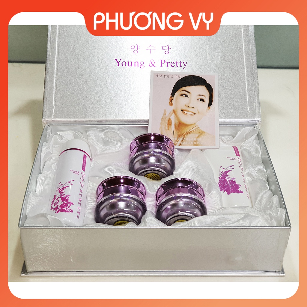 [CHÍNH HÃNG] Mỹ phẩm Young Pretty 5in1, giúp làm sạch nám tàn nhang và làm trắng da từ Hàn Quốc, Mỹ phẩm Young Pretty.