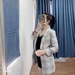 Blazer bsk kẻ 0975/168+2% shopee