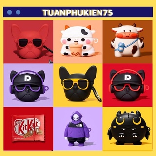 VỎ BỌC BẢO VỆ (8) Case Tai Nghe Không Dây Airp.0ds 1/ 2/ i12/ Pro- Tuanphukien75