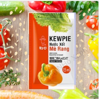 Gói Nước Xốt Mè Rang KEWPIE, Ăn Với Rong Nho, Salat Rau Củ Chấm Sốt Mè Rang Gói 15ml