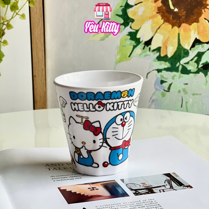 TÔ MUỖNG DĨA LY HELLO KITTY DORAEMON