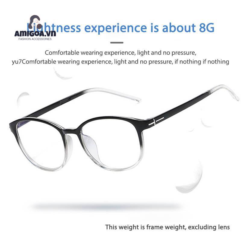 Mắt Kính Quang Học Chống Ánh Sáng Xanh Gọng Lớn Thời Trang Unisex