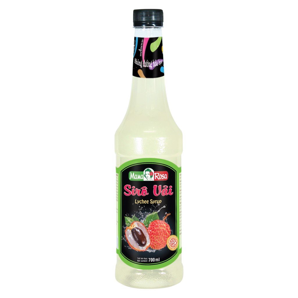 Siro Vải Golden Farm 700ml (Mẫu Mới Mama Rosa)
