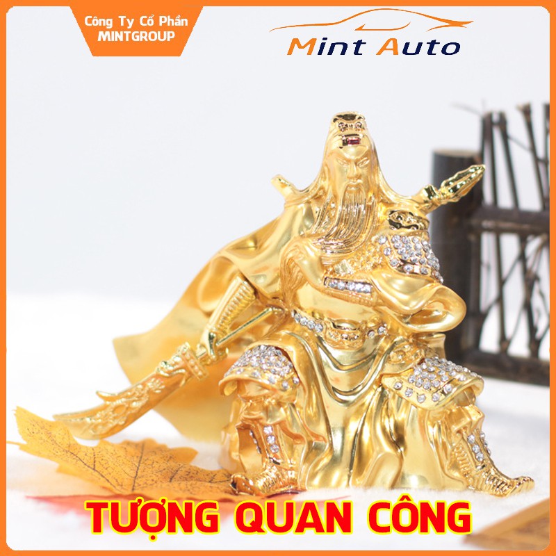 Tượng quan công phong thủy trang trí nhà cửa bàn làm việc, taplo ô tô cao cấp - sang trọng