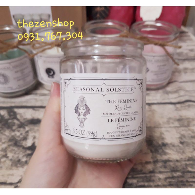 Bộ 4 Hũ Nến Thơm Điểm Chí 4 Mùa