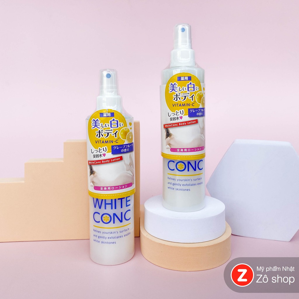 Dưỡng thể body dưỡng trắng chuyên sâu - White Conc Vitamin C Body Lotion (245ml)