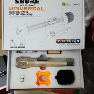 Micro hát karaoke không dây shure ksm-1000