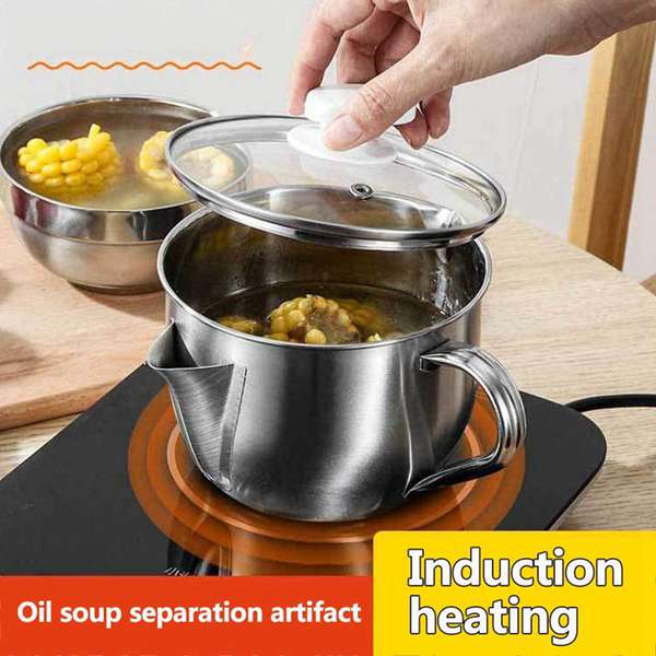 Dụng Cụ Tách Dầu Bằng Thép Không Gỉ 1000Ml
