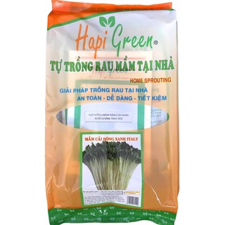 Bộ khay tự trồng rau mầm tại nhà HapiGreen Phu nong seeds Mầm cải bông xanh Italy