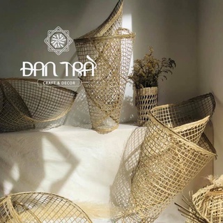 Mành tre tạo hình, lưới tre treo đèn thủ công, mành tre chụp hình studio, backgroup, Mây tre Đan Trà