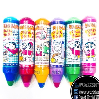 Kẹo bút chì tô màu Shin Chan (14g) - Nhật Bản