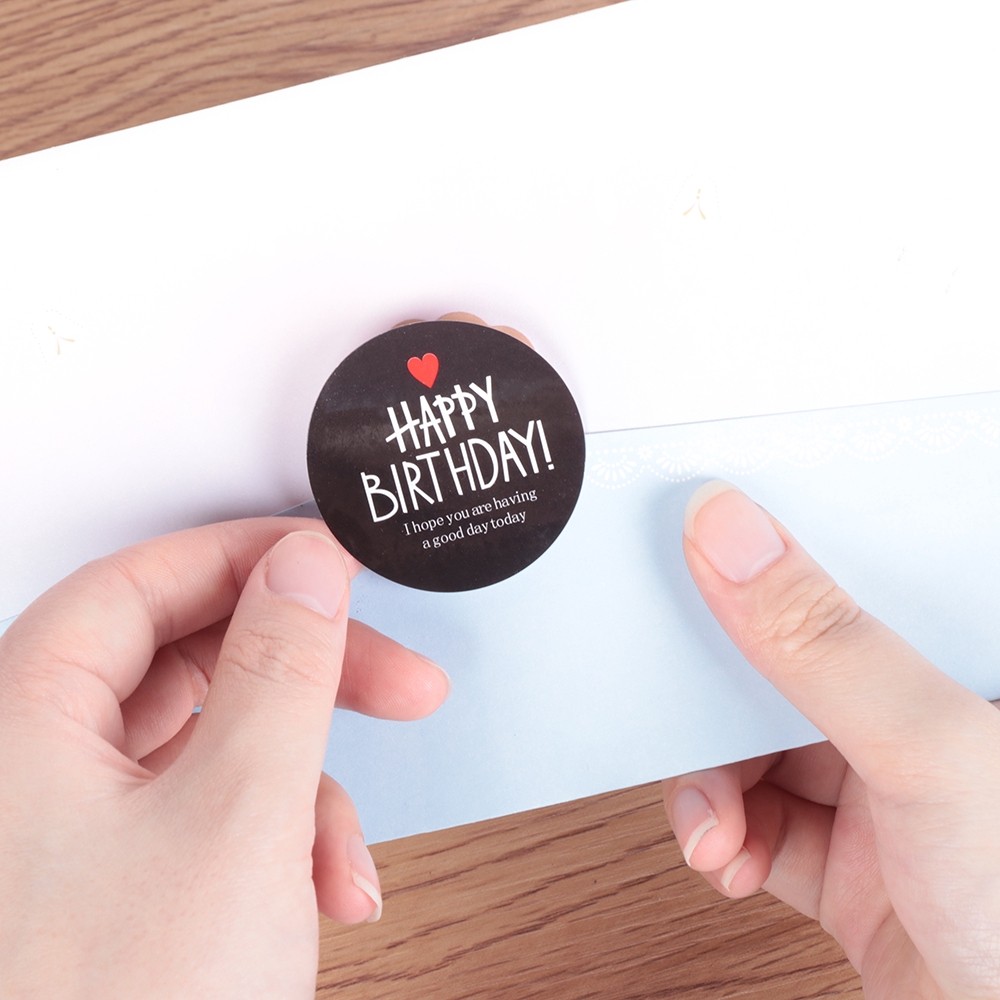 Set 5/10 tờ nhãn dán Happy Birthday