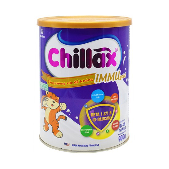 Sữa bột Chillax immu 900g Date mới