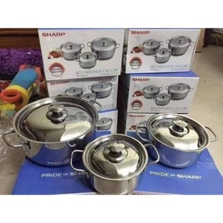 Bộ nồi inox SHARP